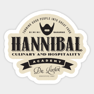 Hannibal Culinary School Sticker